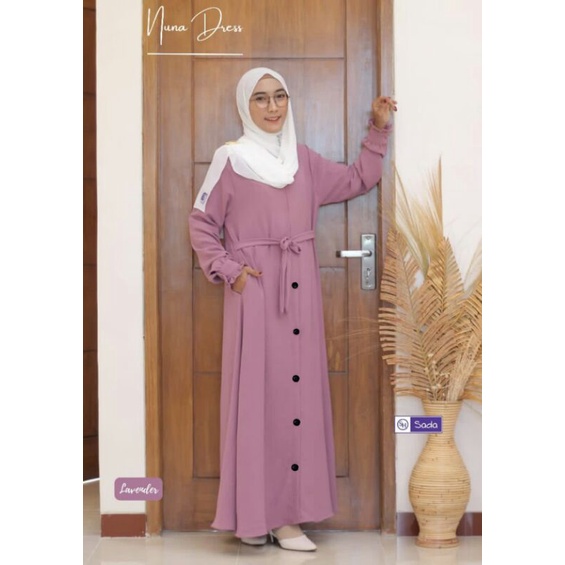 DRESS NUNA SIZE S-XXL ORI SADA HIJAB