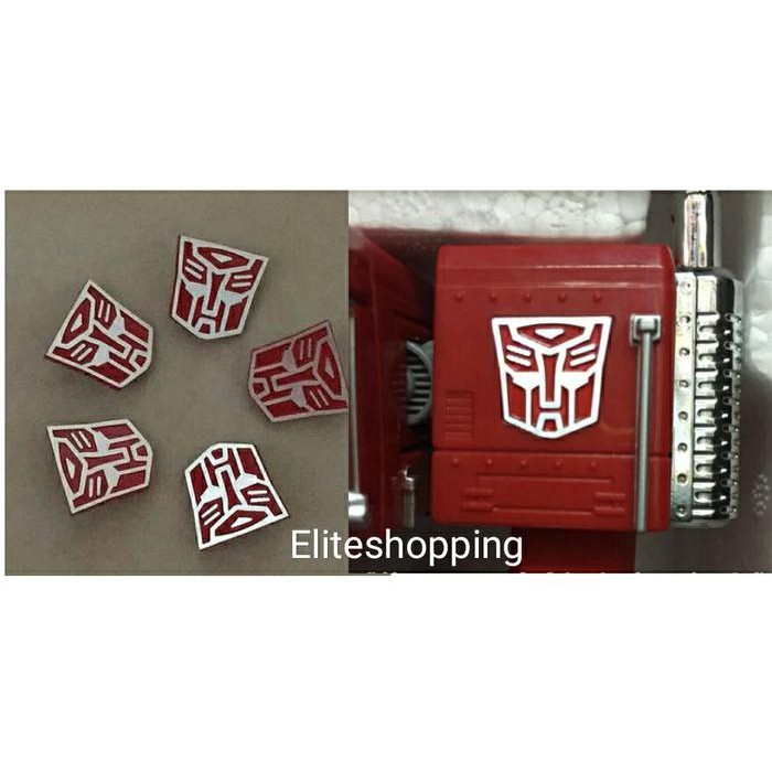 Metal Logo Mpp10 - Emblem Autobot Commander For Optimus Prime Weijiang