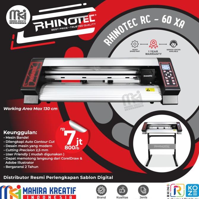 Mesin Cutting Rhinotec RC 60 XA Auto Contour Cut, Garansi 2 tahun .
