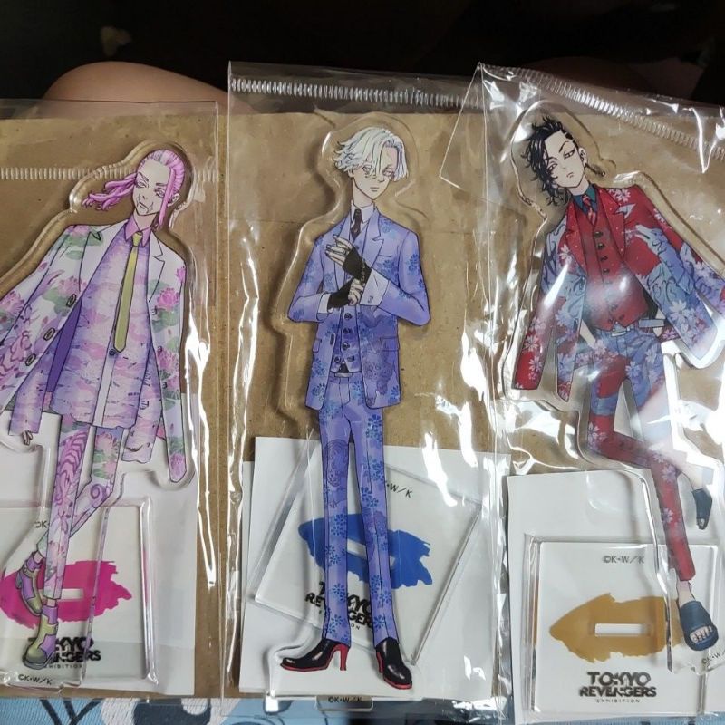 Acrylic Standee Official Tokyo Revengers Exhibition Sanzu Haruchiyo / Inui Seishu / Kokonoi Hajime