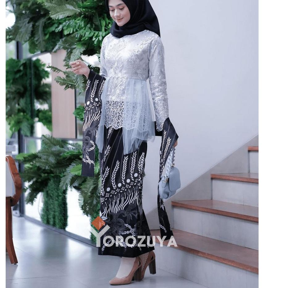 Harga Spesial.. Set Couple Kebaya Modern Batik Kebaya Couple Tunangan Lamaran Wisuda Kondangan Kebay