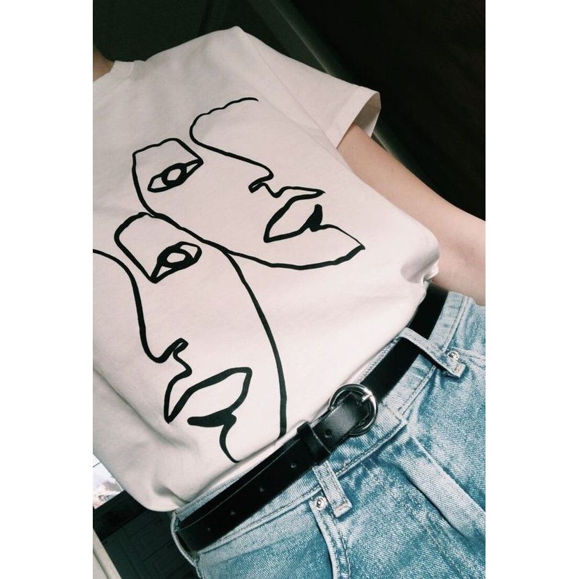 DEKAOS 096 KAOS UNISEX  FASHION KOREA / BAJU UNISEX / TSHIRT UNISEX / ATASAN UNISEX / BAJU UNISEX