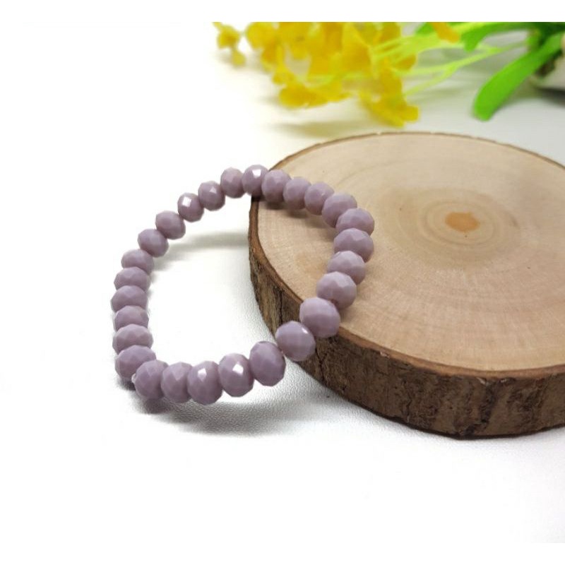 GELANG BATU KRYSTAL CEKO 8MM UNTUK WANITA