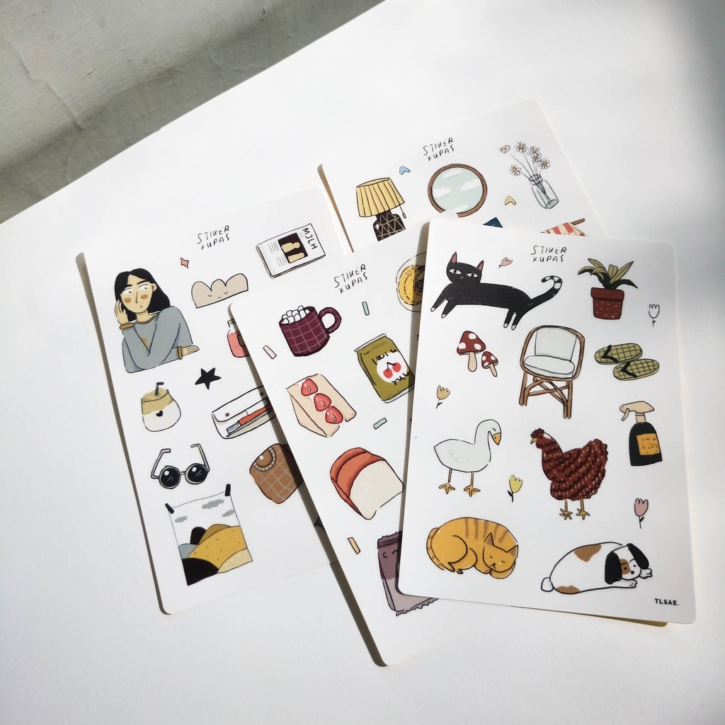 

Stiker Kupas / Sticker Sheet Tulisae