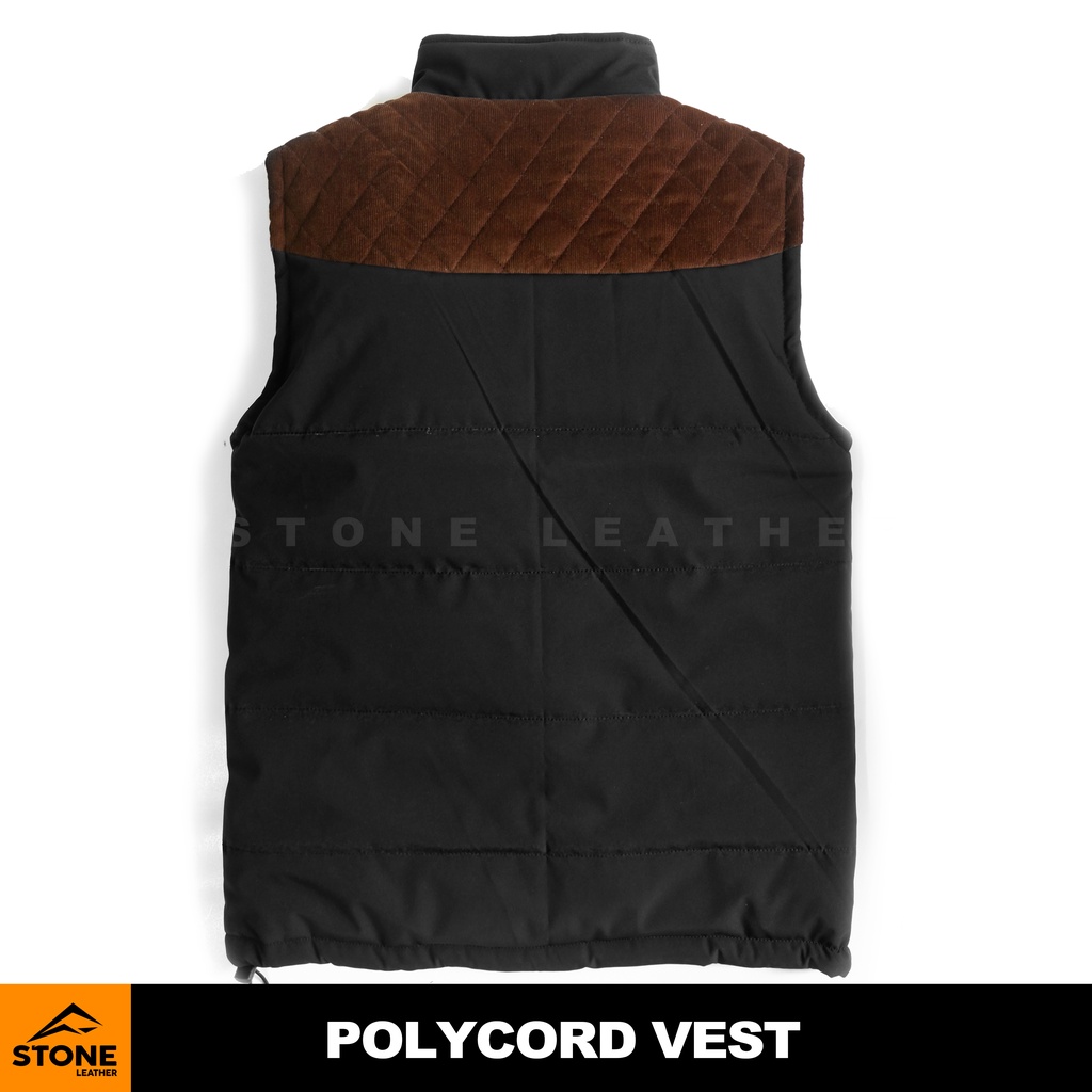 Rompi Motor Pria Polycord Wolfers Polyester Corduroy