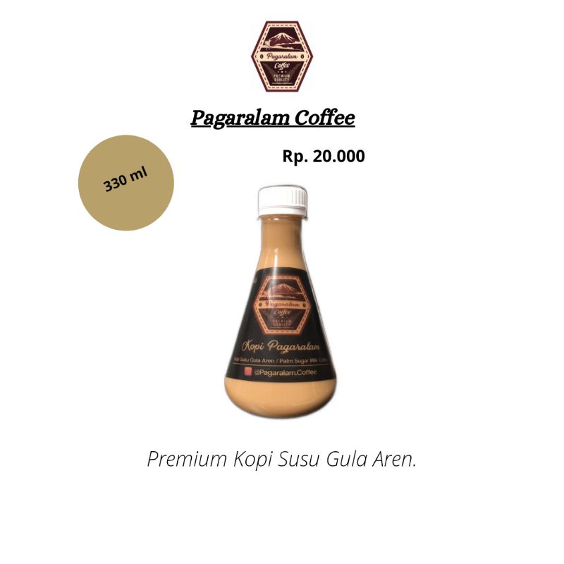 

Pagaralam Coffee Kopi Susu Gula Aren 330ml