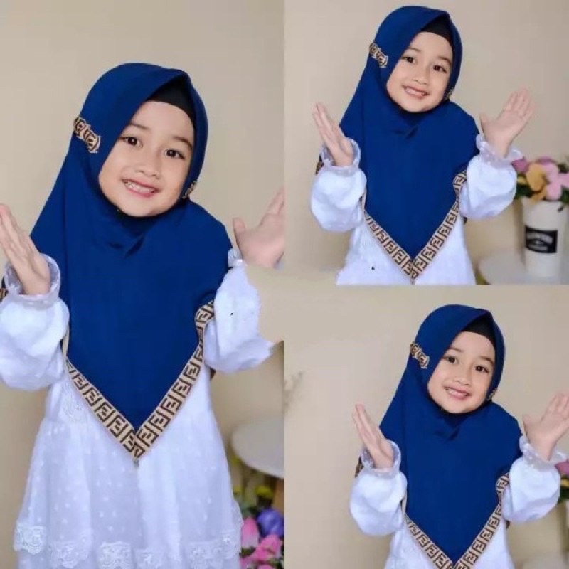 Jilbab Anak Serut Fendi / Hijab Anak FF