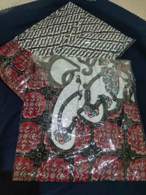 Couple Batik Keluarga || Setelan Couple Batik Ayah Ibu Anak Cewek