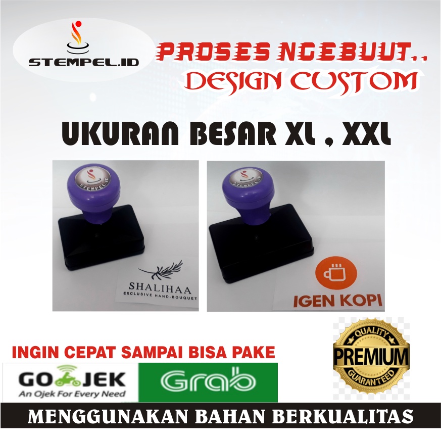 

Stempel Flash Custom Besar I Stempel Warna Ontomatis Tanpa Bantalan I Stempel Logo Legalisir