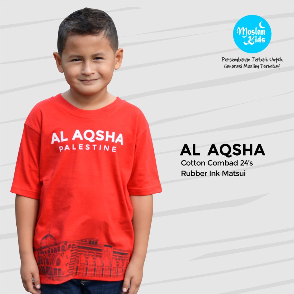 Kaos Anak Moslem Kids Size S-M