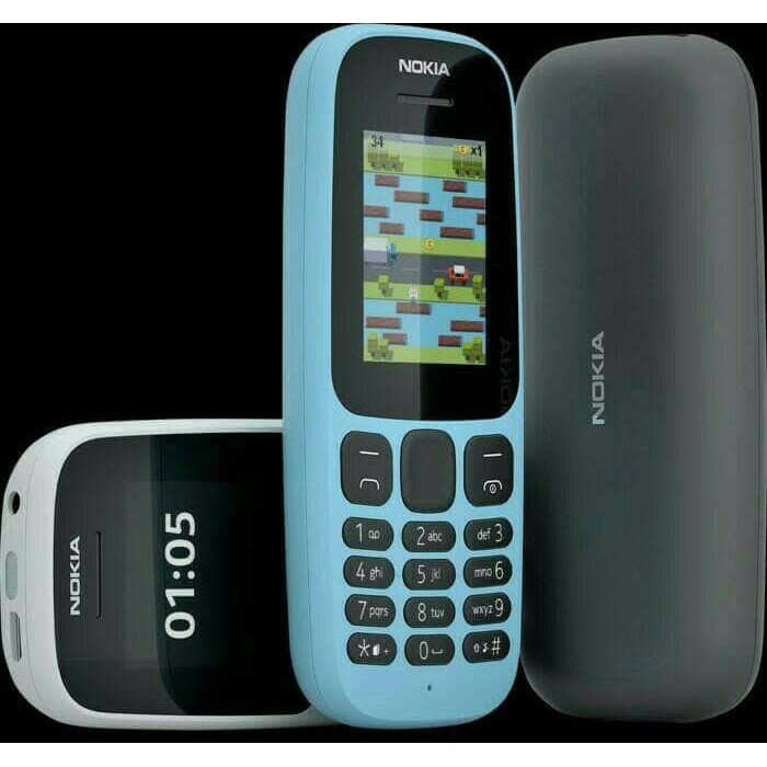 61-- HP NOKIA 105 Neo dual sim 2017 murah garansi resmi nokia