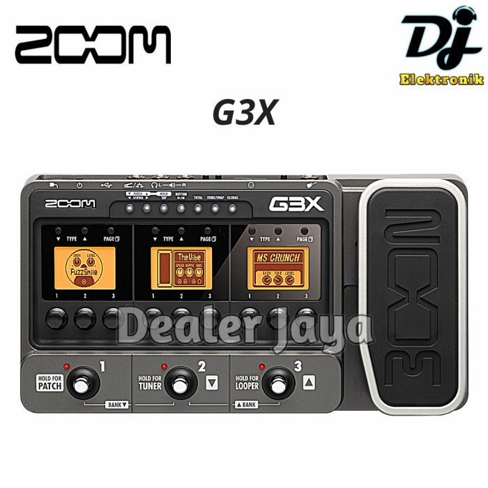 Effect / Efek Gitar Zoom G3 X / G 3 X / G-3 X / G3X