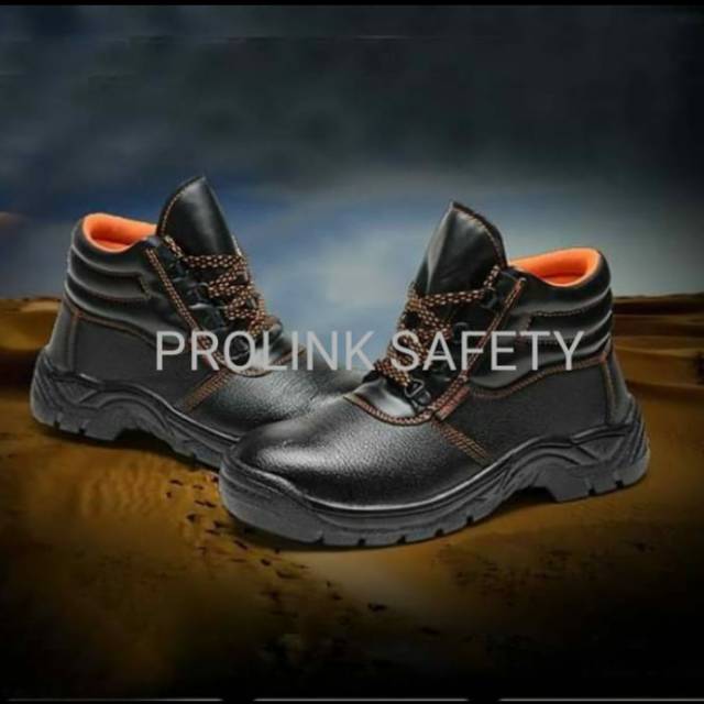 SEPATU SAFETY IMPORT ORANYE TINGGI