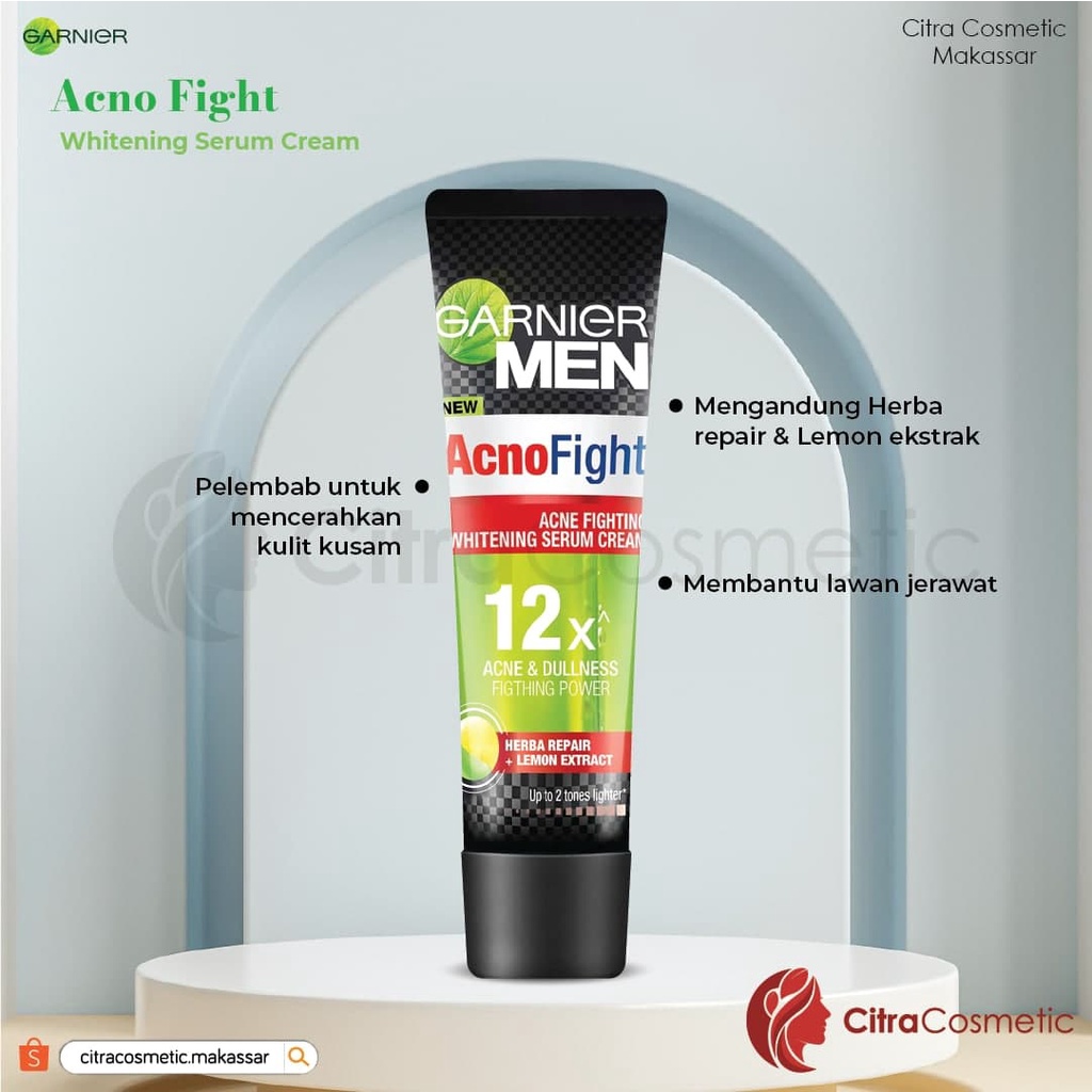 Garnier Men Acno Fight Series Facial Wash | Wasabi Foam | Serum Cream | Peel-Off Mask