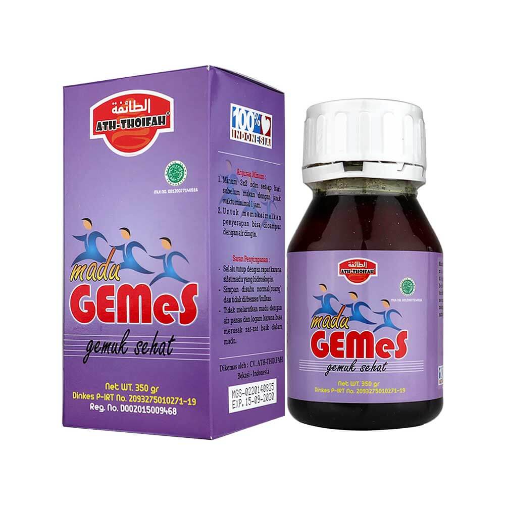 

Madu Gemes Gemuk Sehat Obat Herbal Menambah Nafsu Makan Berat Badan Original 100%