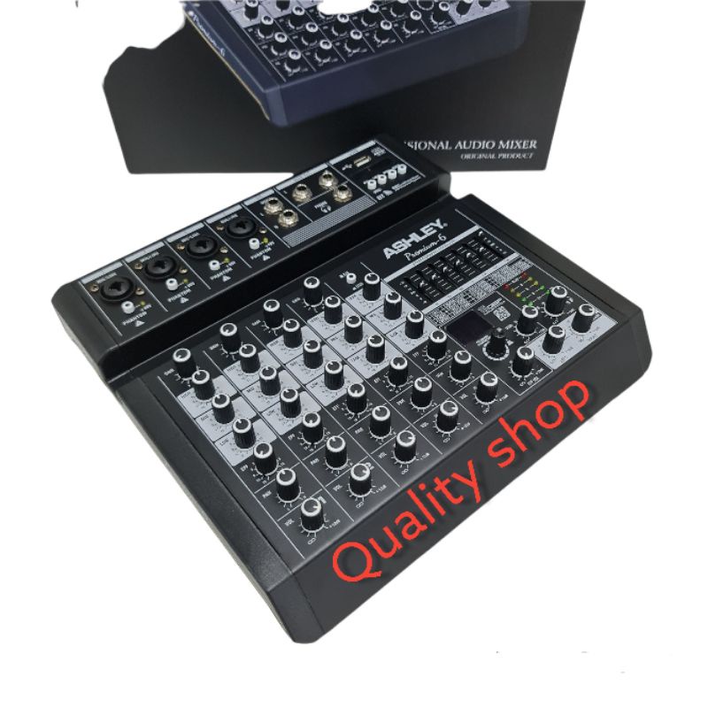 Mixer Ashley Premium6 / Premium-6 Support PC Soundcard Effect Vocal Reverb