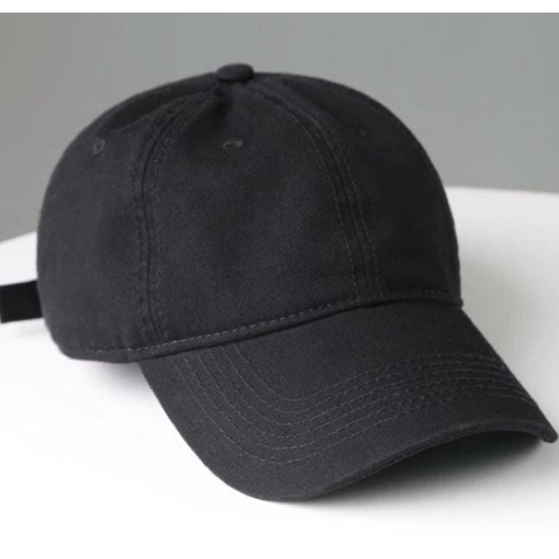 Topi baseball pria keren caps topi polos pria wanita terbaru bahan rafael denim