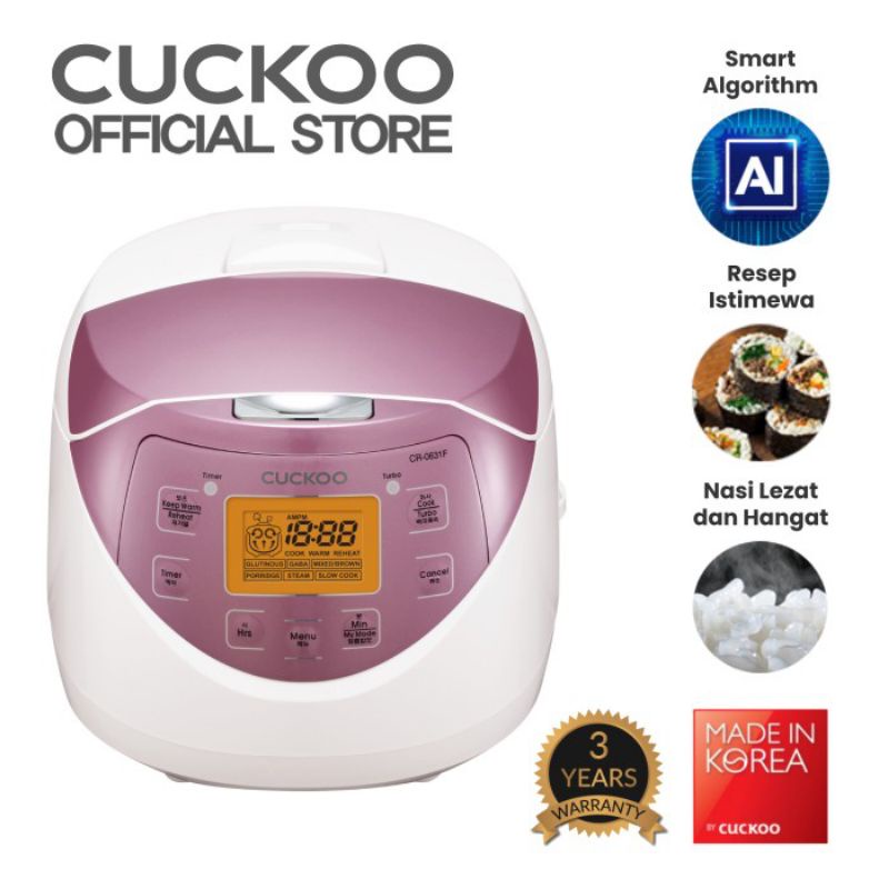 Cuckoo All in One Cooker CR-0631F - Rice cooker - Magic com