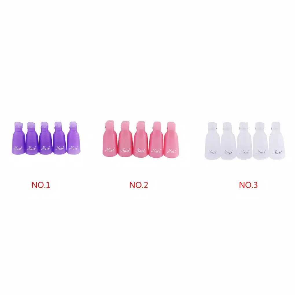 Soak off clip Uv Gel Nail Polish Remover Clippers/Clip Penghapus kutek