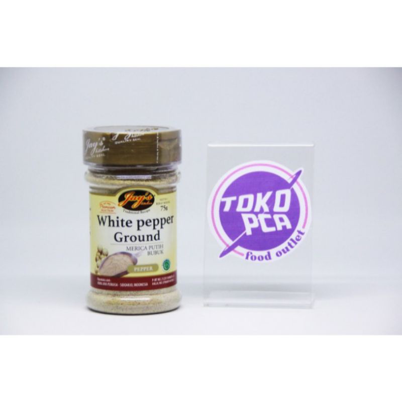 

Jay's kitchen white pepper ground [75 gr]