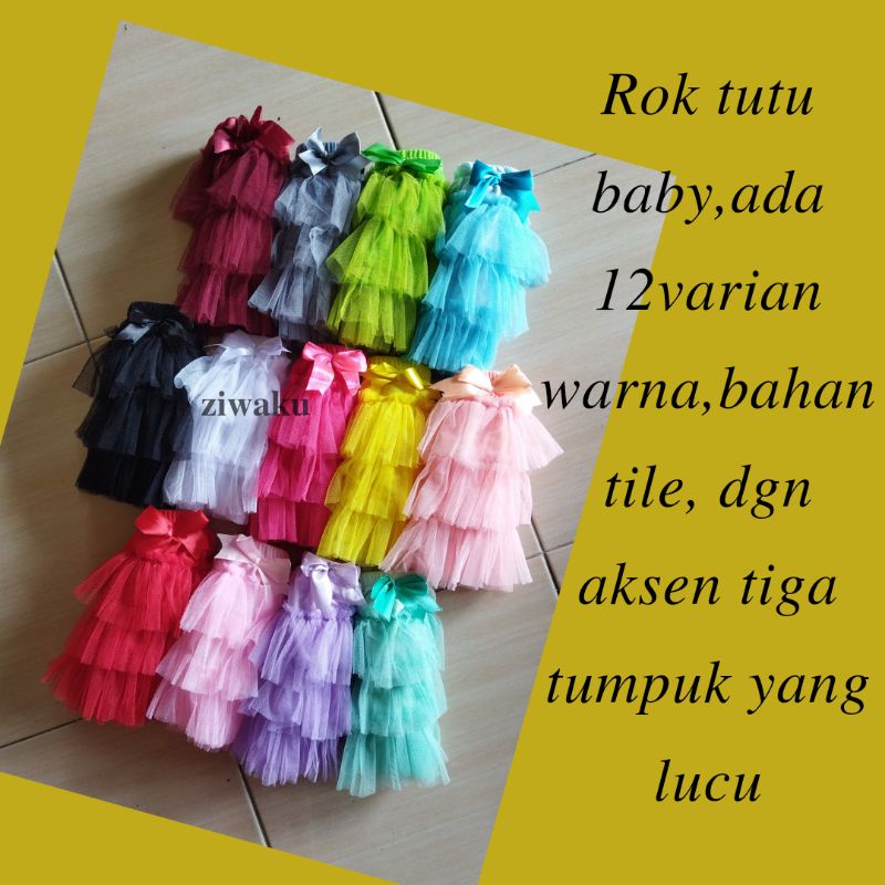 Rok Tutu Bayi 0-8bln Baju Bayi Lucu COD