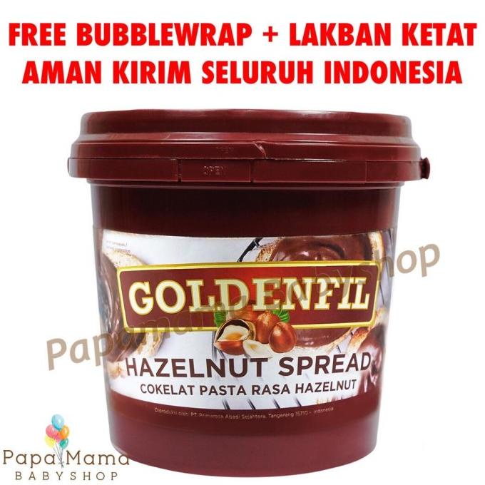 

PROMO Goldenfil Choco Hazelnut Spread Selai Manis Gurih 1Kg - Chese Spread Kode 1194