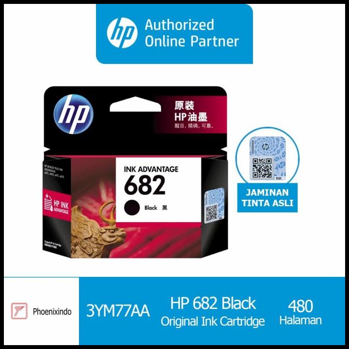 Tinta Hp 682 Black Hp682 Hp682B 682B Original Ink Advantage Cartridge
