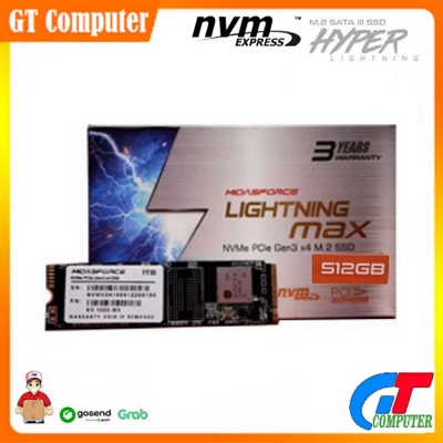 SSD NVME M.2 512GB MIDASFORCE LIGHTNING MAX SSD NVMe M.2 PCIe Gen3 x4 NVME M2sata