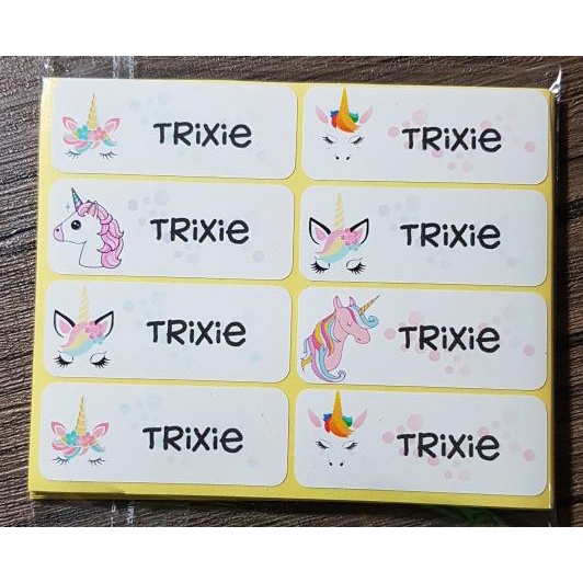 

ANYAR UNICORN LABEL NAME STICKER NAMA LABEL BUKU PELAJARAN PERALATAN SEKOLAH %R@