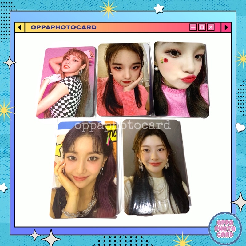 READY Official Photocard G-idle Blackpink StayC Lisa / Yuqi / Seeun