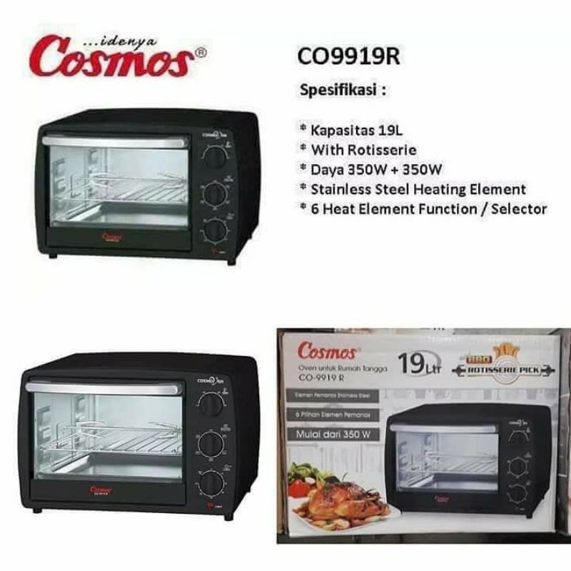 Oven cosmos 19 liter co 9919R