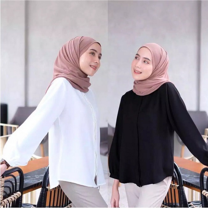 Blouse Wanita Korea Hijab KEYRALI