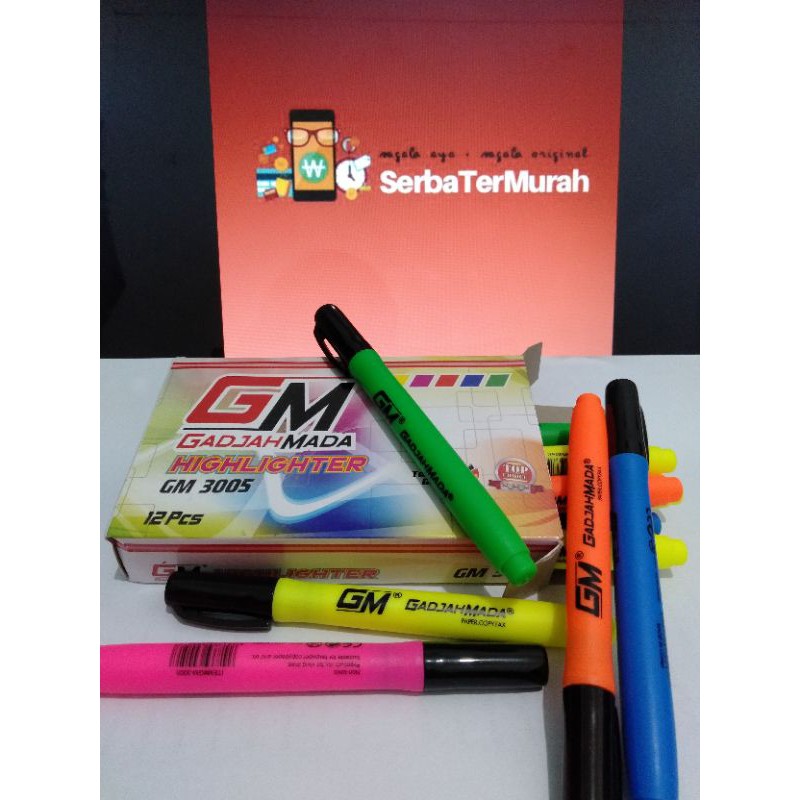 

PROMO Highlighter Marker GM berkualitas premium Murah SMALL STABILO