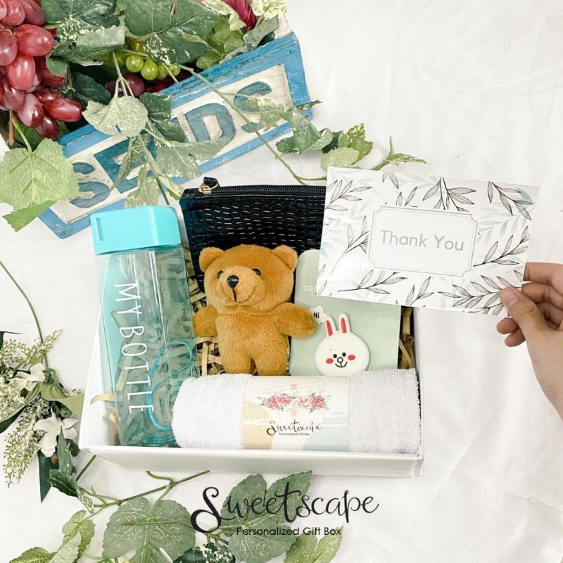 

Gift Box Package 104-Paket Hemat Hampers 104 - Thank You