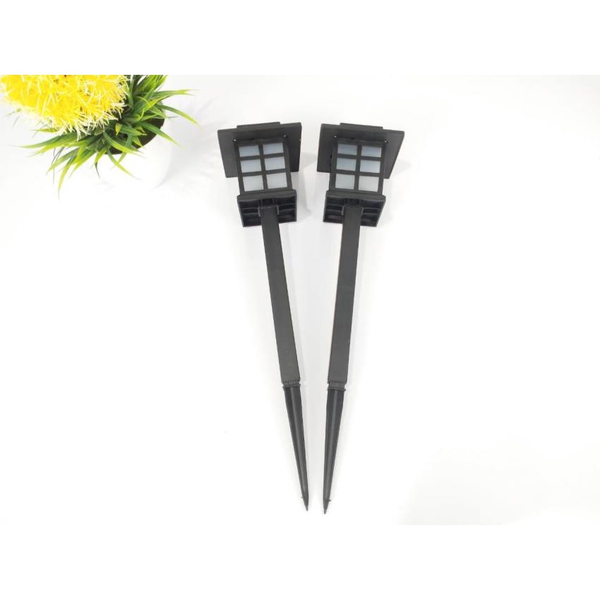 Lampu taman solar tancap 1 LED tenaga surya matahari klasik unik