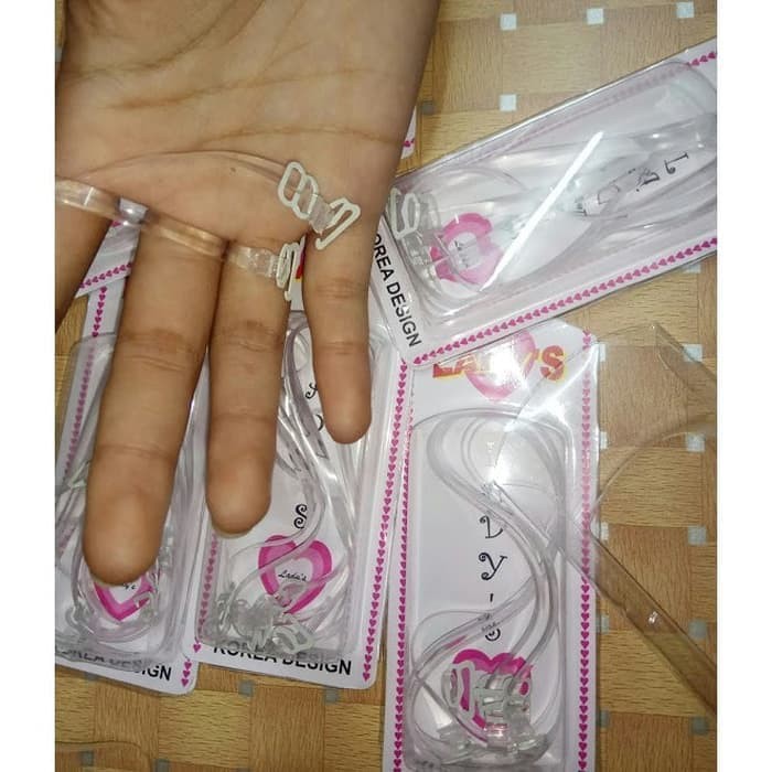 Tali Bra Bening 1cm Tali Transparan Tali BH Bra Strap ...