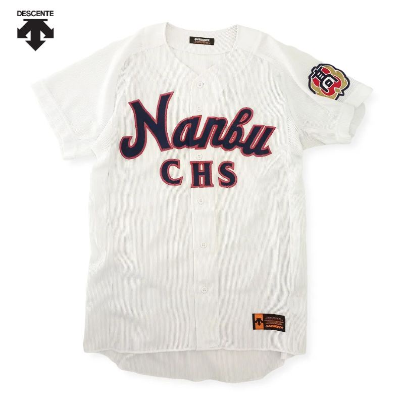 BAJU BASEBALL SECOND ORIGINAL DESCENTE NANBU KAOS BEKAS PRELOVED PRIA WANITA OLAHRAGA OUTER