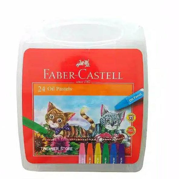 

Grosir Populer Crayon 24 warna Faber Castell / Hexagonal Oil Pastell Faber Castell