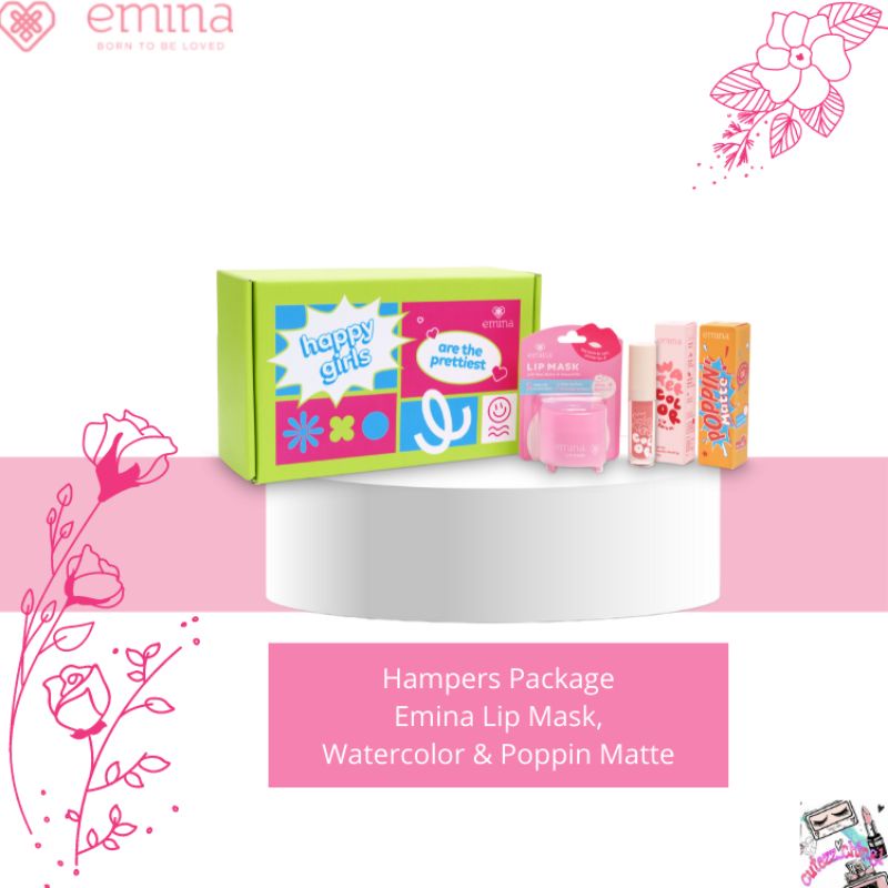 ☃Cutezz_Ching1☃Emina Hampers Lebaran Girls Are The Prettiest Make Up Box