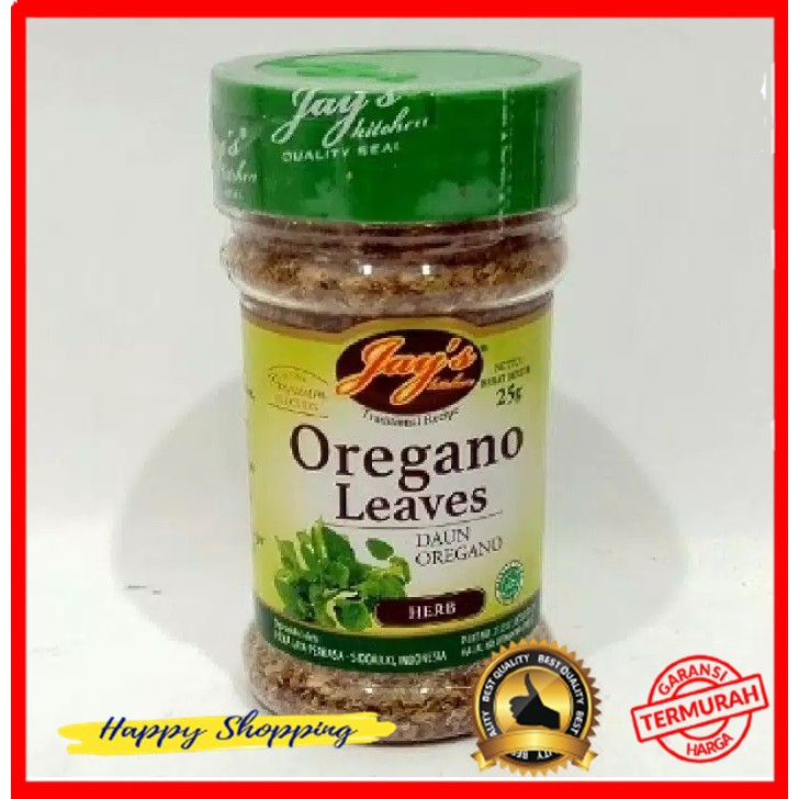 

Jay's Oregano Leave 25gr (Daun Oregano)