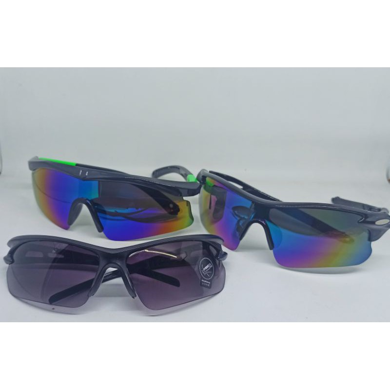 MPro kacamata kaca mata Outdoor sepeda Sport Mercury Sunglasses Pria Wanita OULAIOU RainTree  Black jnp