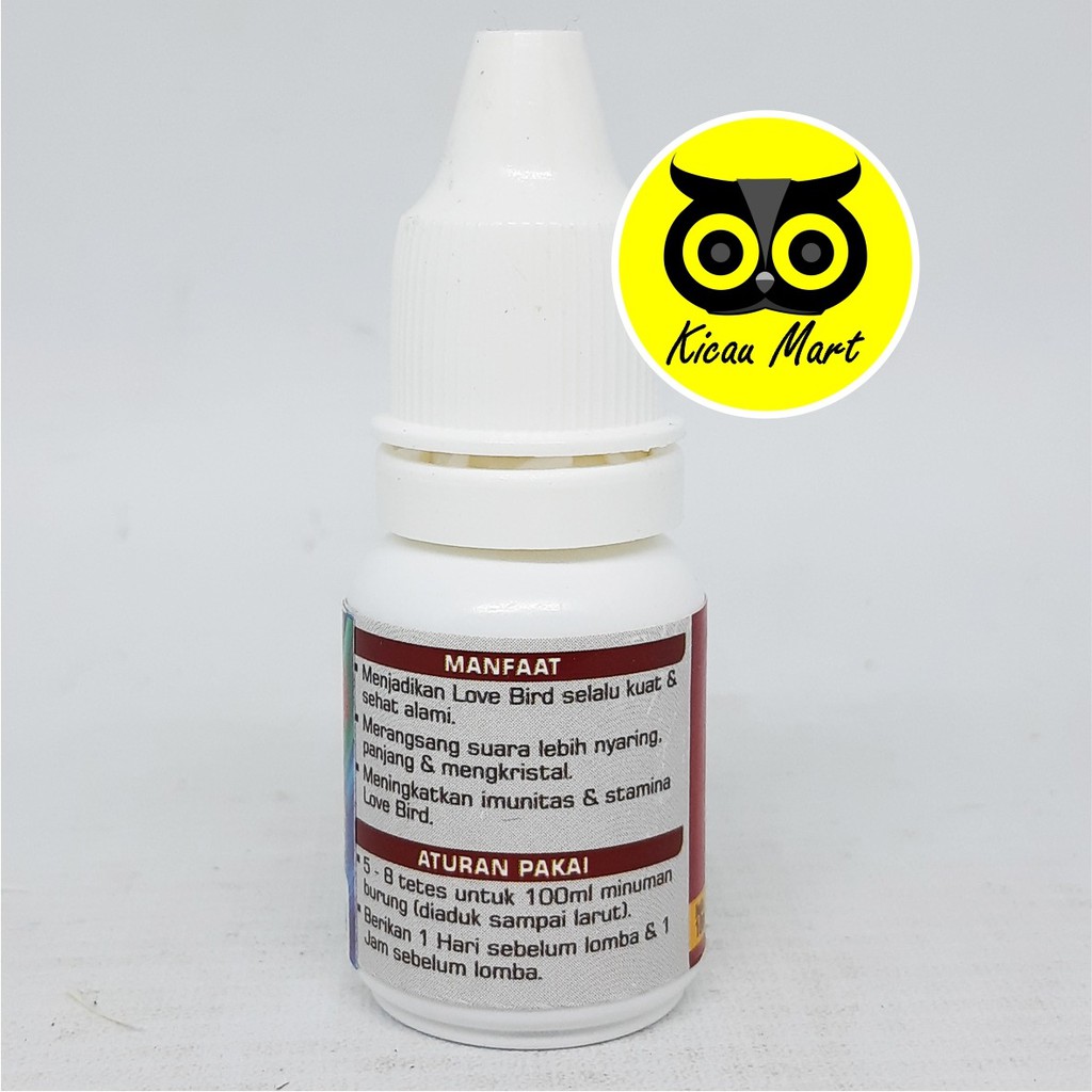 VITAMIN OBAT BURUNG LOVEBIRD NGECOR NGEKEK GACOR BIOJANNA DOPING ALAMI PENAMBAH POWER KONSLET VNGCBI