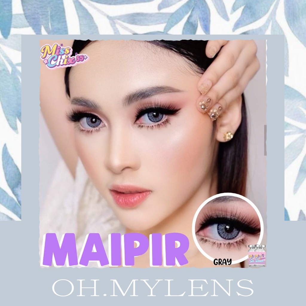 Softlens Minus Normal Beda Minus MAIPIR GREY | Soflens Mines Warna Natural | Soflen Mata Minus Mata 