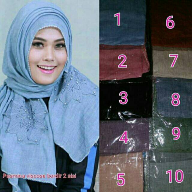 Pasmina Renda Mutiara Azzura