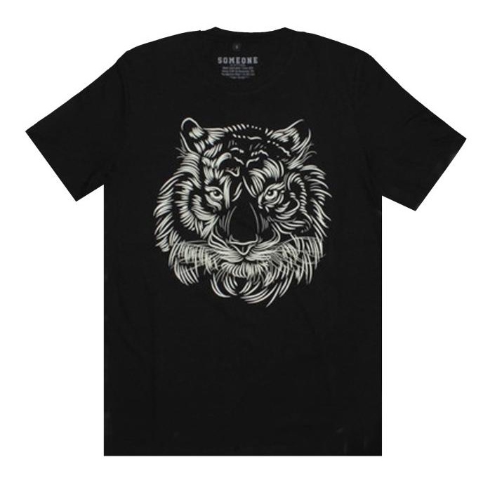 Kaos Someone Tiger 100D Glow In The Dark