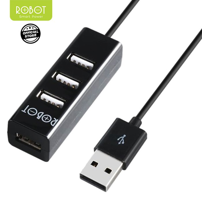 Robot 4 Port USB HUB H140-80 (Panjang Kabel 80cm) Original / Charger