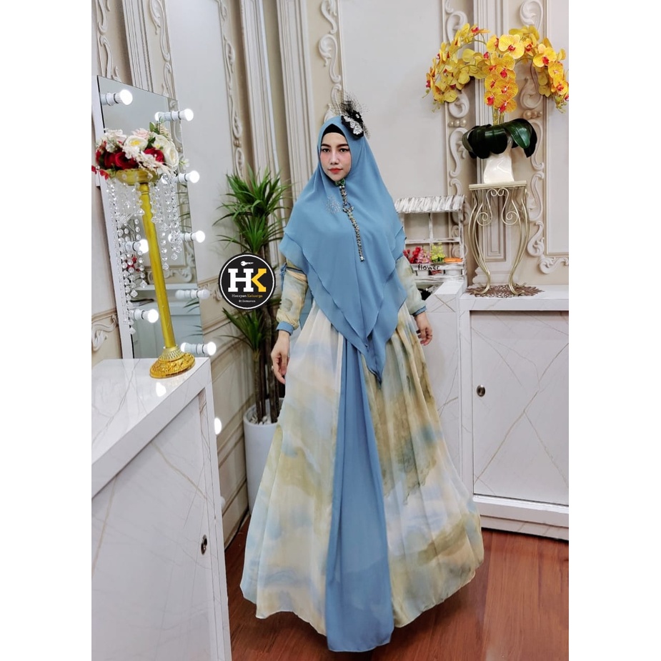 Delisa Syar'i Vol 2 The Series Hk By Dermawan ORI Hijab Gamis Syari Kekinian BestSeller Terlaris Ter