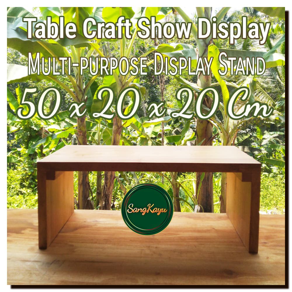 Multi-purpose table stand display 50x20x20 table craft succulent table