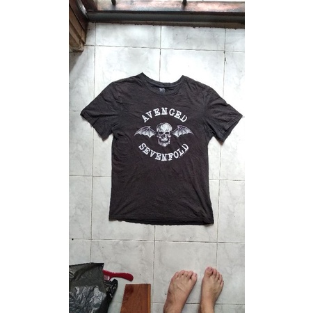 Tshirt/Kaos band Avenged Sevenfold A7X second Top Ten