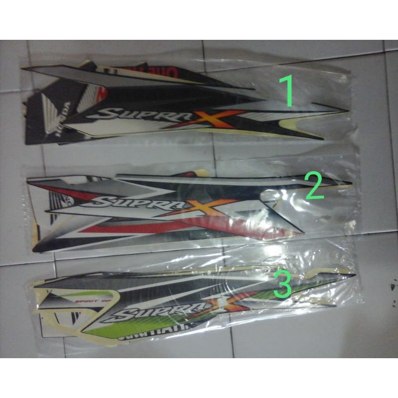 Sticker Striping Supra x 125 2013